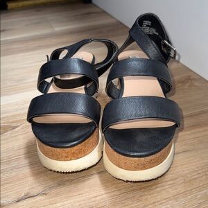 Steve Madden Kirsten Leather Platform Sandals